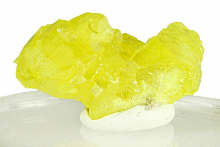 Lemon-Yellow Sulfur Crystal Cluster - Italy #293254